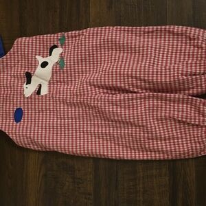 Mulberry Red Gingham Kids One Piece